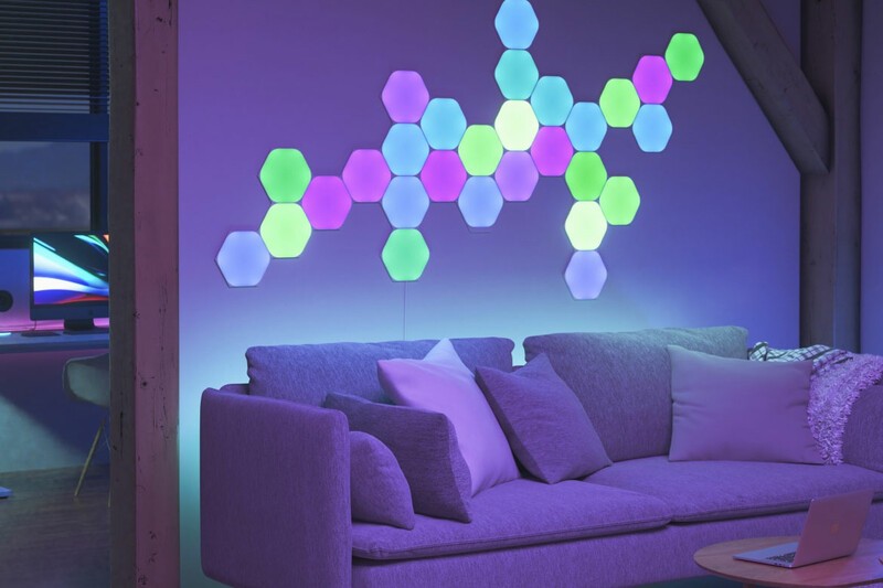 Nanoleaf Shapes Couch